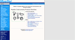 Desktop Screenshot of moellerinstrument.com