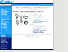 Tablet Screenshot of moellerinstrument.com